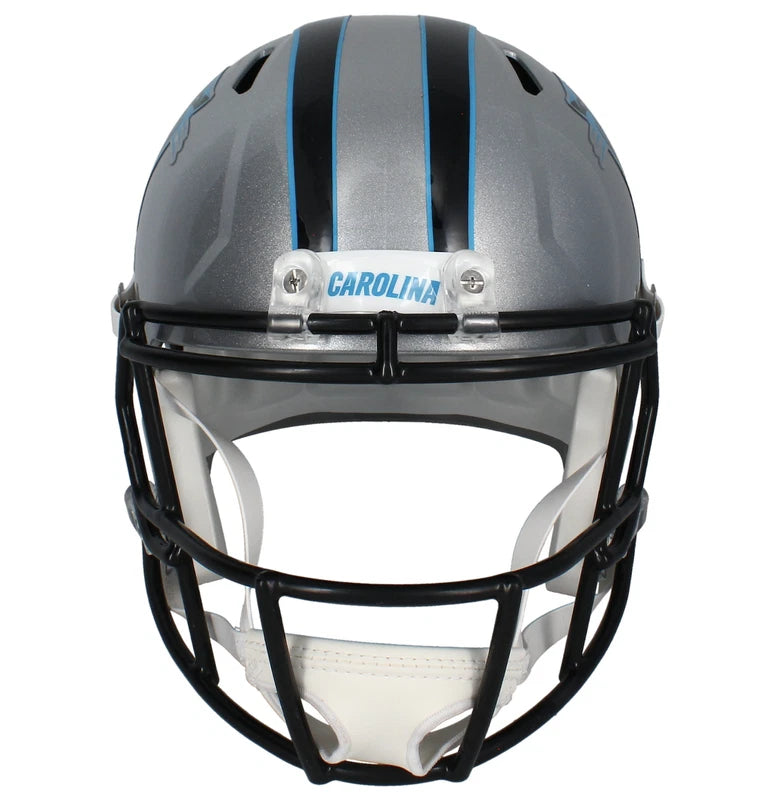Tetairoa McMillan Autographed Carolina Panthers Speed Full Size Helmet Fanatics