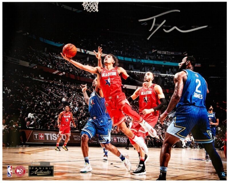 TRAE YOUNG Autographed Atlanta Hawks "1st All Star" 16" x 20" Photo PANINI LE 111
