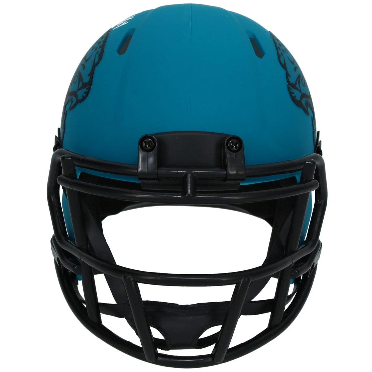 Travis Hunter Autographed Jacksonville Jaguars RAVE Speed Mini Helmet Beckett Witnessed