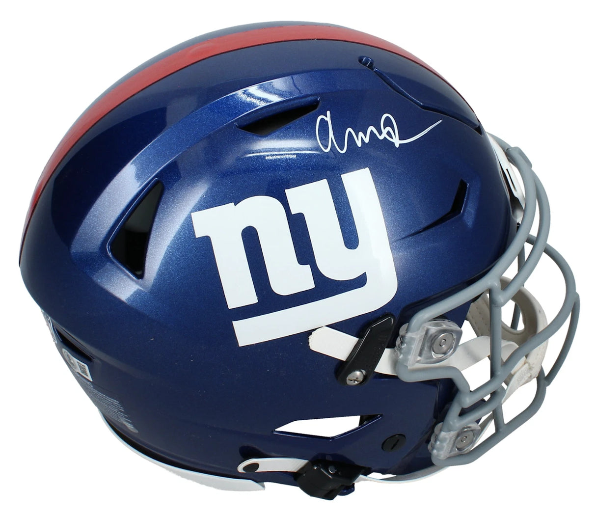 Abdul Carter Autographed New York Giants Speedflex Authentic Helmet Beckett