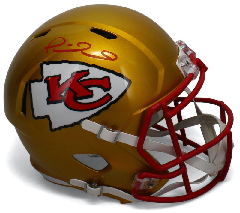PATRICK MAHOMES Autographed Kansas City Chiefs Flash Speed Full Size Helmet BECKETT
