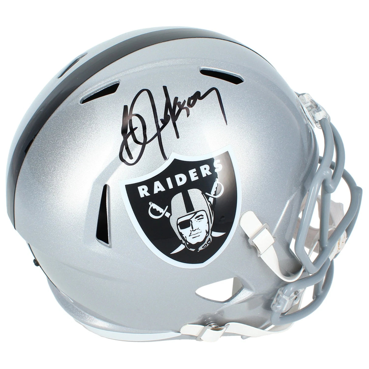 Bo Jackson Autographed Raiders Speed Full Size Helmet JSA Witnessed