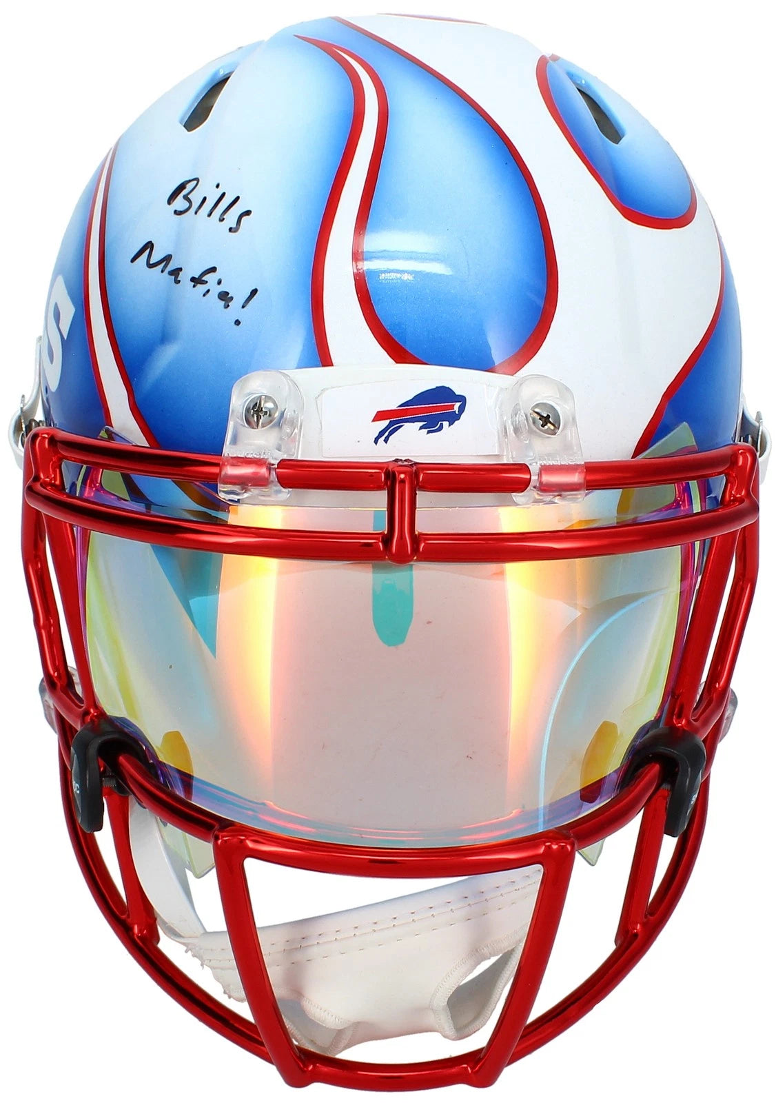 Dalton Kincaid Autographed Buffalo Bills Custom Painted Speed Authentic Helmet LE 1/1 Fanatics