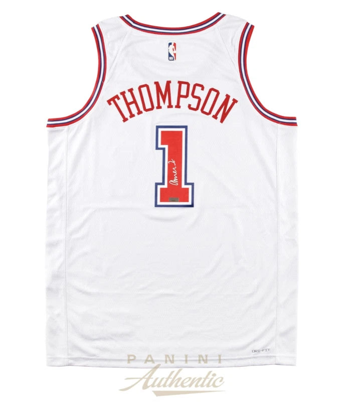 Amen Thompson Autographed Houston Rockets Hometown Heroes Swingman Jersey Panini