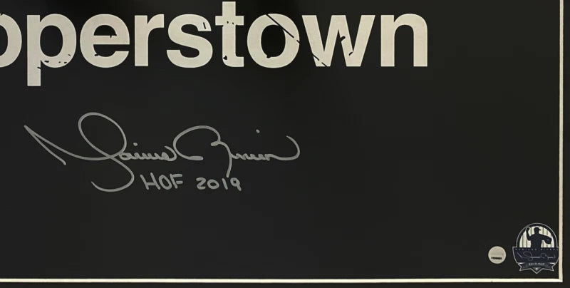 Mariano Rivera New York Yankees Autographed / Inscribed "HOF 2019" 'Bronx to Cooperstown' 10" x 20" Framed Photograph Steiner