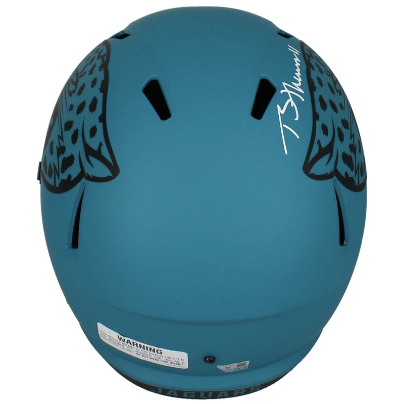 Brian Thomas Jr Autographed Jacksonville Jaguars RAVE Speed Full Size Helmet Fanatics