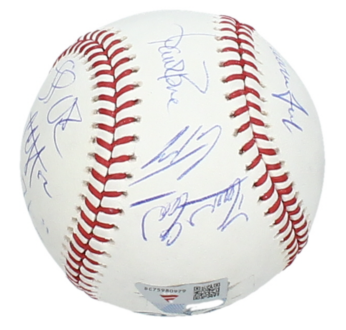 2019 New York Yankees Multi-Signed Official MLB Baseball w/Aaron Judge, C.C. Sabathia, Aaron Boone + 5 More) Fanatics