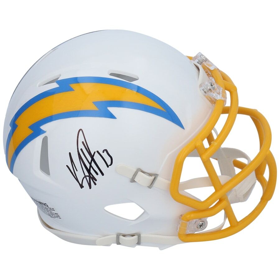 KEENAN ALLEN Autographed Los Angeles Chargers Speed Mini Helmet FANATICS