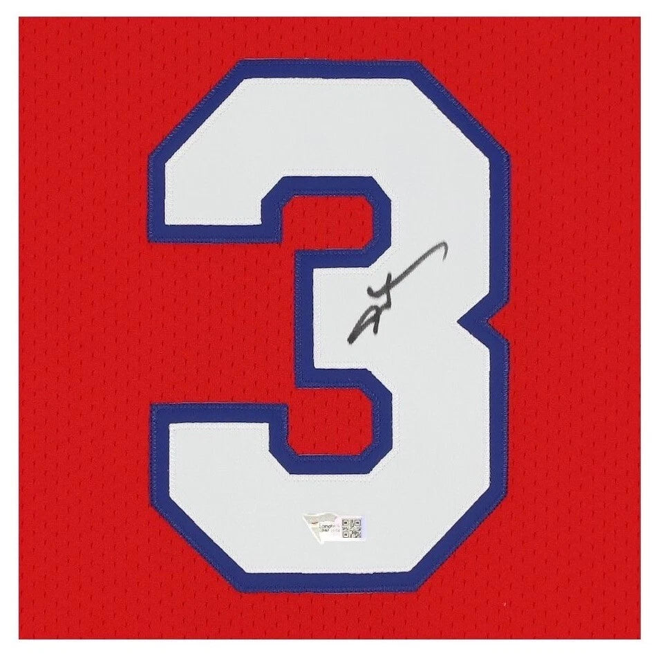 Allen Iverson Autographed Philadelphia 76ers Red Mitchell & Ness 02-03 Authentic Jersey Fanatics