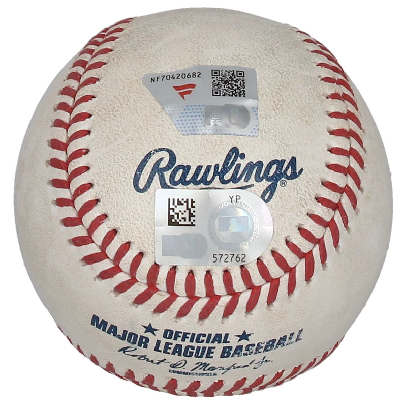 Aaron Judge New York Yankees Autographed 6.5.24 Game-Used Baseball vs. Minnesota Twins (RBI Groundout) Fanatics