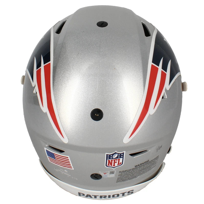 Tom Brady Autographed/Inscribed "LFG" New England Patriots Speedflex Authentic Helmet LE 1/25