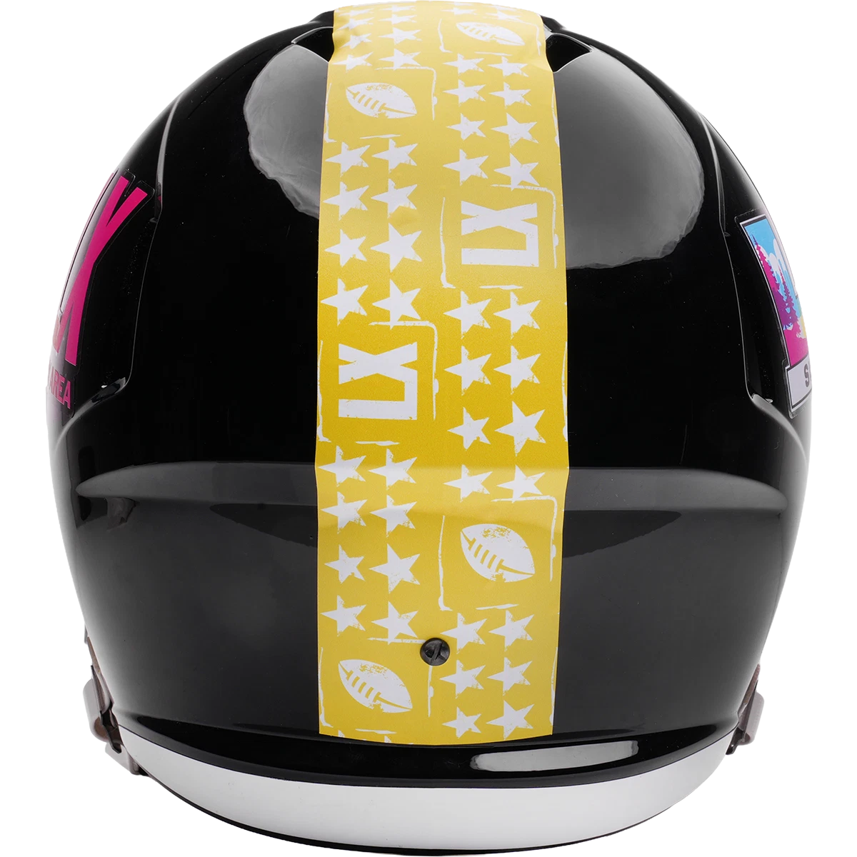 Unsigned Black Super Bowl LX Logo Speed Replica Full Size Helmet Seattle Seahawks Stock #258261