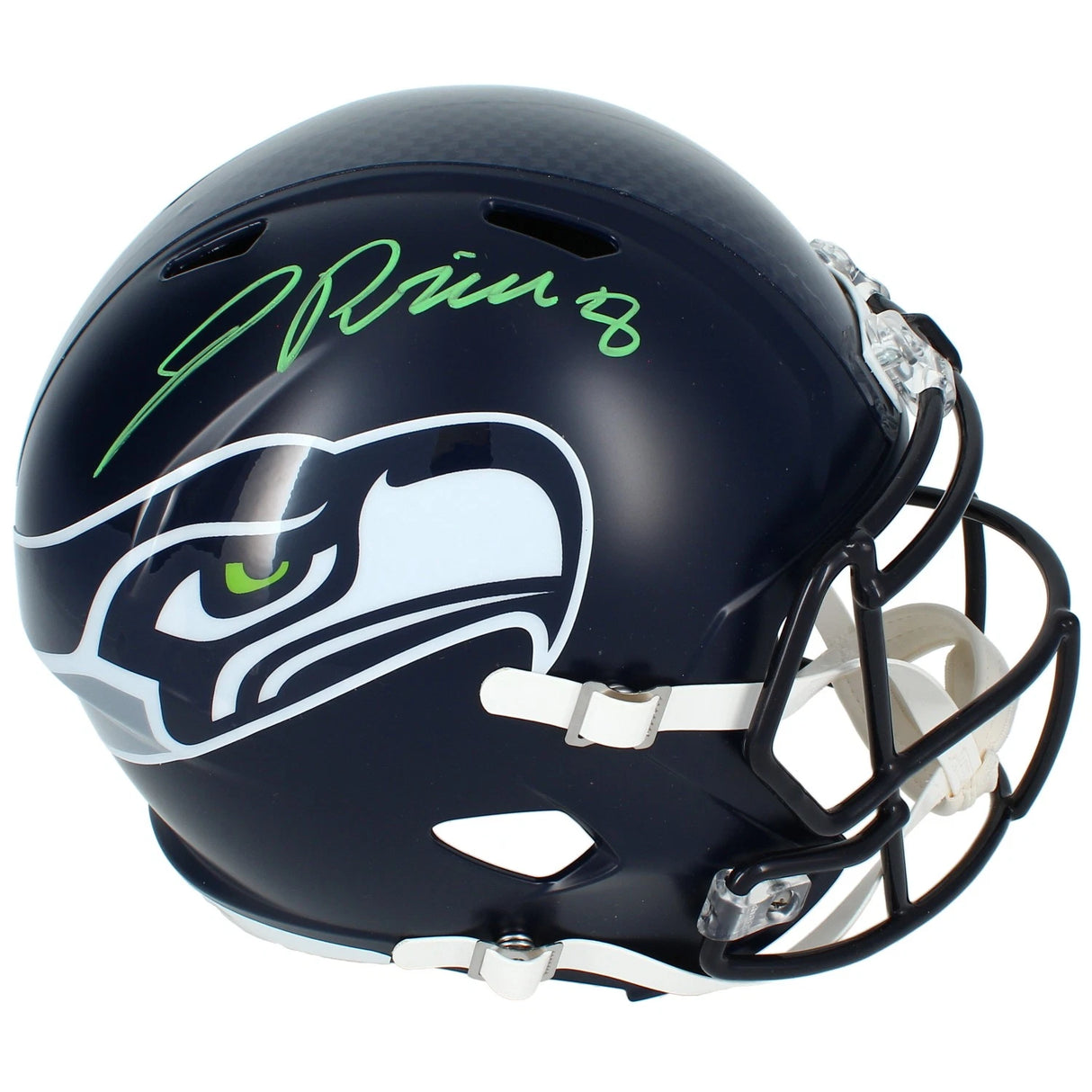 Jadarian Price Autographed Seattle Seahawks Speed Full Size Helmet Beckett Witnessed