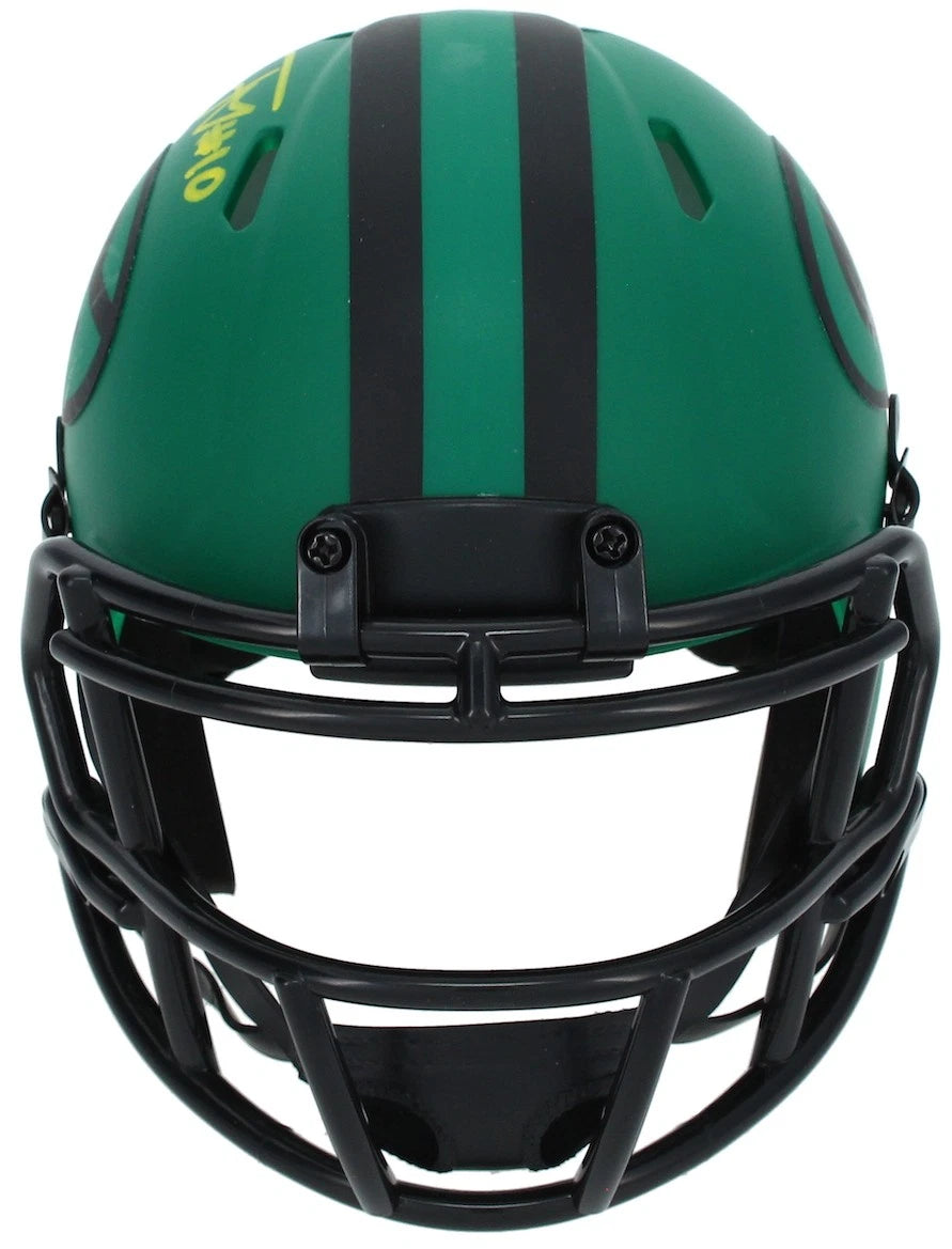 Jordan Love Autographed Green Bay Packers RAVE Speed Mini Helmet Beckett Witnessed