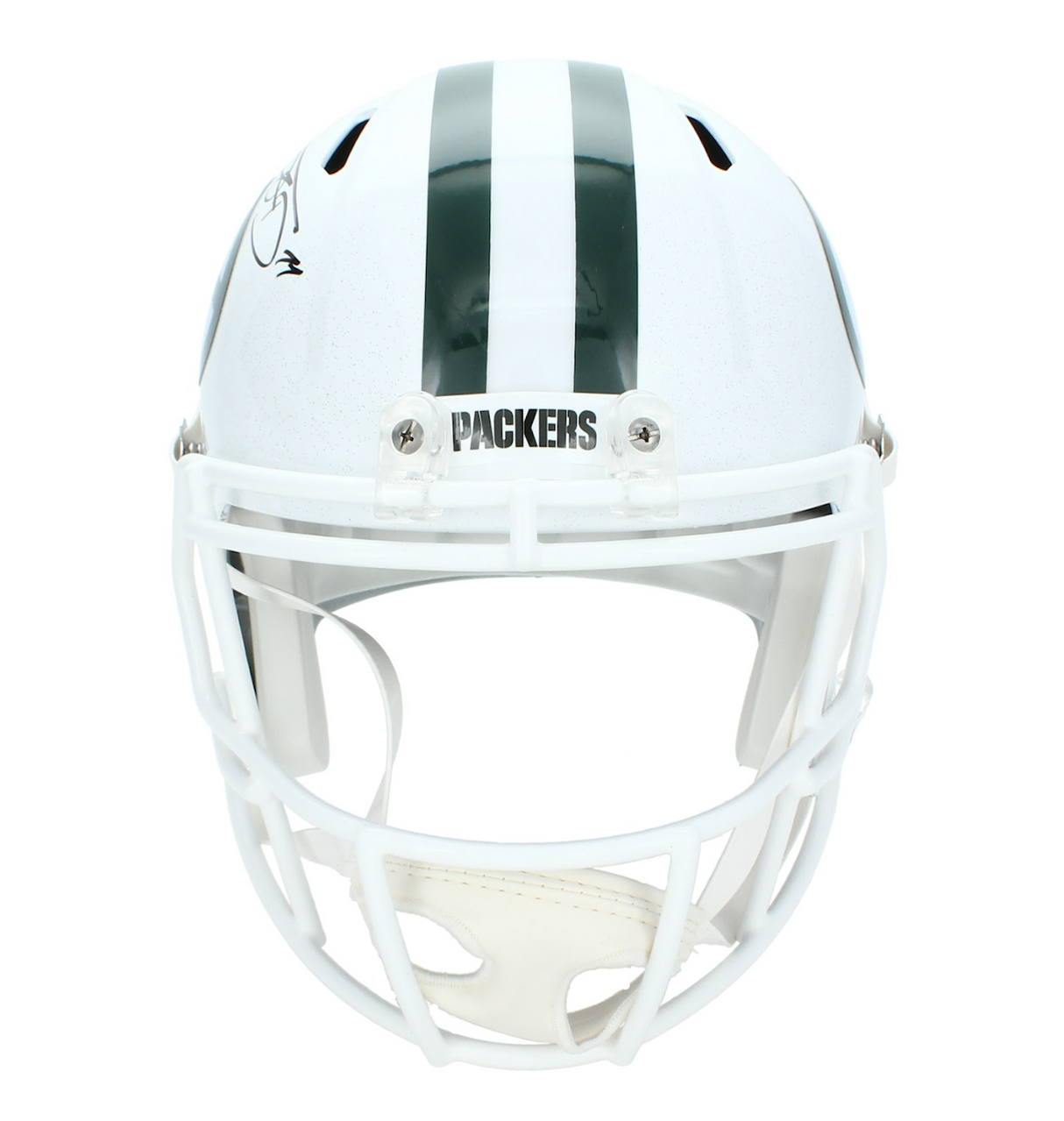 Jayden Reed Autographed Green Bay Packers White 2024 Alternate Speed Full Size Helmet Beckett Witnessed