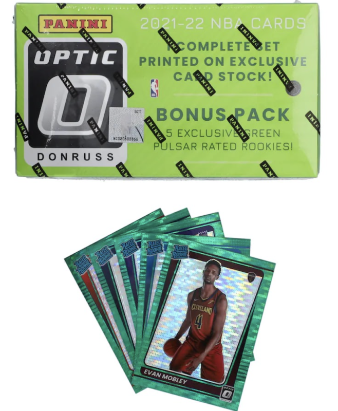 2021-2022 Panini Donruss Optic NBA Factory Sealed Complete Set - FANATICS EXCLUSIVE (255 CD/BX)