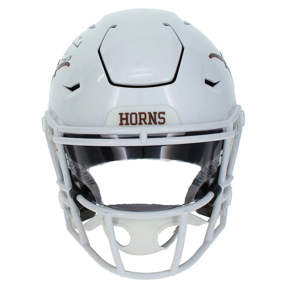 Vince Young Autographed/Inscribed "05 National Champs" Texas Longhorns Speedflex Midi Helmet Beckett Witnessed