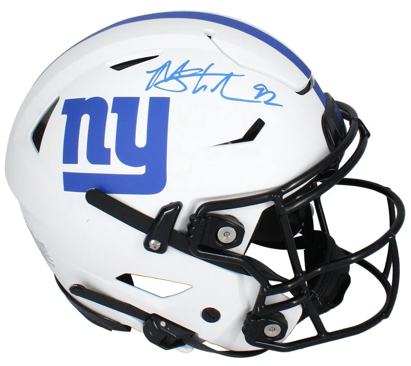 Michael Strahan Autographed New York Giants Speed Lunar Eclipse Speedflex Authentic Helmet Beckett