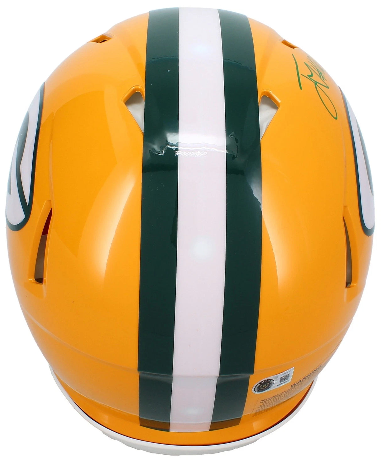 Jordan Love Autographed Green Bay Packers 1961-79 Throwback Speed Authentic Helmet Beckett Witnessed