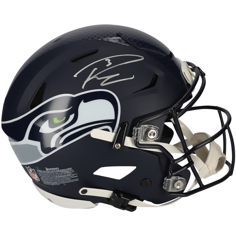 RUSSELL WILSON Autographed Seattle Seahawks Authentic Speed Flex Helmet FANATICS