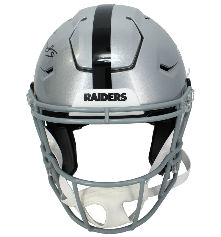 Brock Bowers Autographed Las Vegas Raiders Speedflex Authentic Helmet Beckett