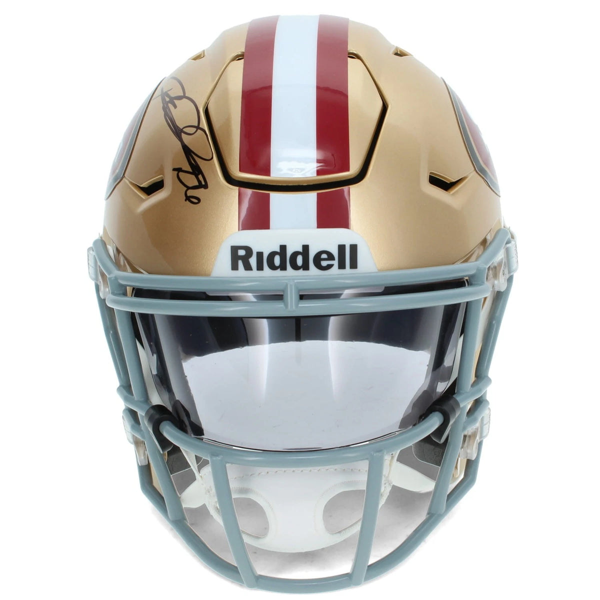 Rod Woodson Autographed San Francisco 49ers Speedflex Midi Helmet Beckett Witnessed