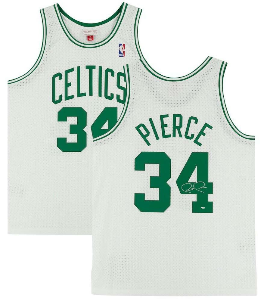 PAUL PIERCE Autographed Boston Celtics 2007-08 White Jersey FANATICS