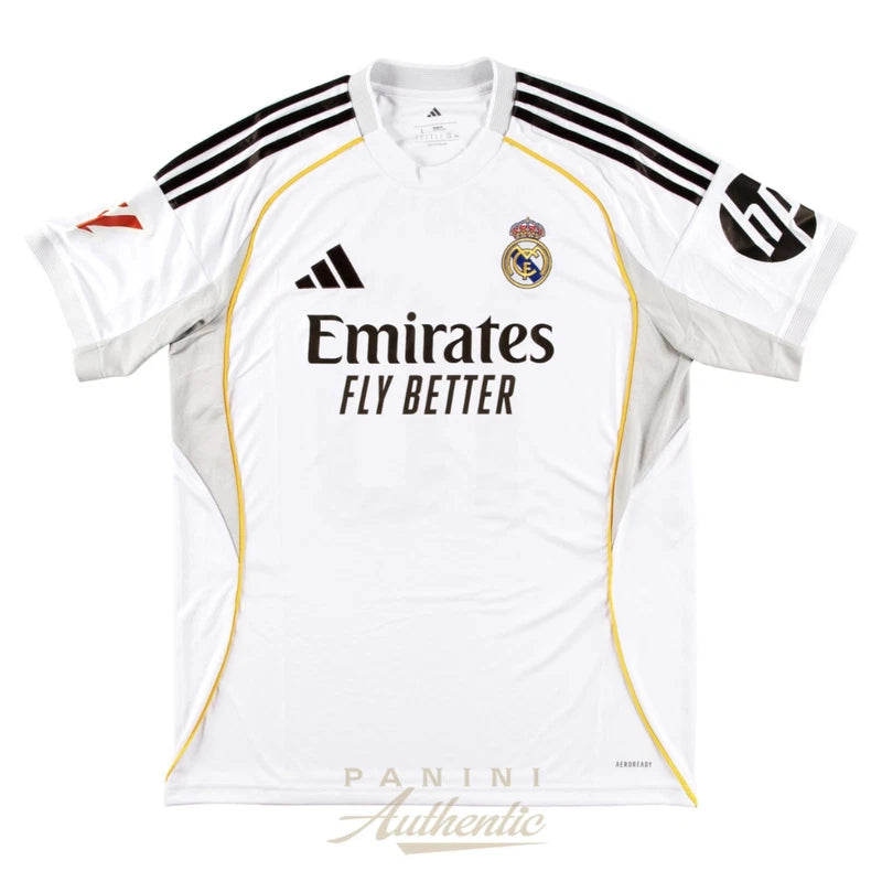 Kylian Mbappe Autographed 2025-26 Real Madrid Nike White Away Replica Jersey Panini