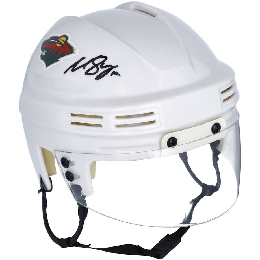 MATTHEW BOLDY Autographed Minnesota Wild White Mini Helmet FANATICS