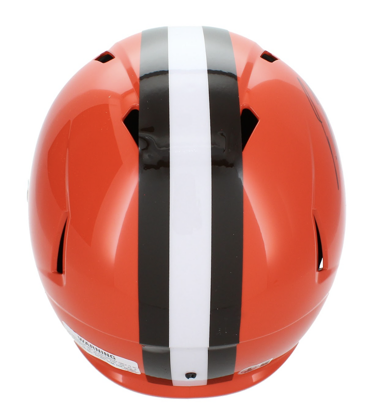 Jerry Jeudy Autographed Cleveland Browns 1975-05 Throwback Speed Full Size Helmet Beckett Witnessed