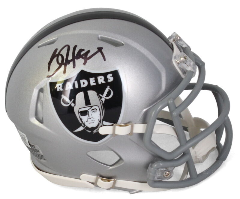 Bo Jackson Autographed Los Angeles Raiders Speed Mini Helmet Beckett Witnessed