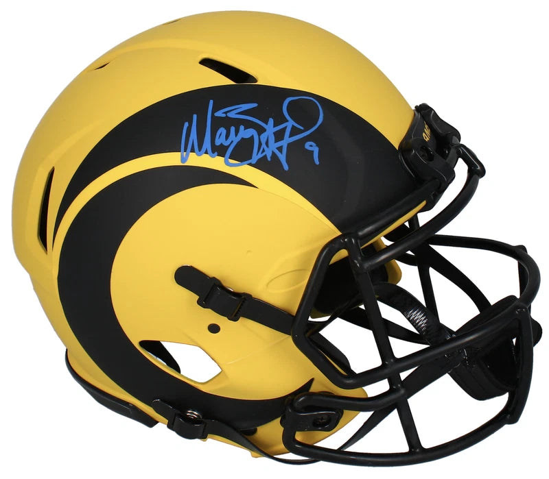 Matthew Stafford Autographed Los Angeles Rams RAVE Speed Authentic Helmet Fanatics
