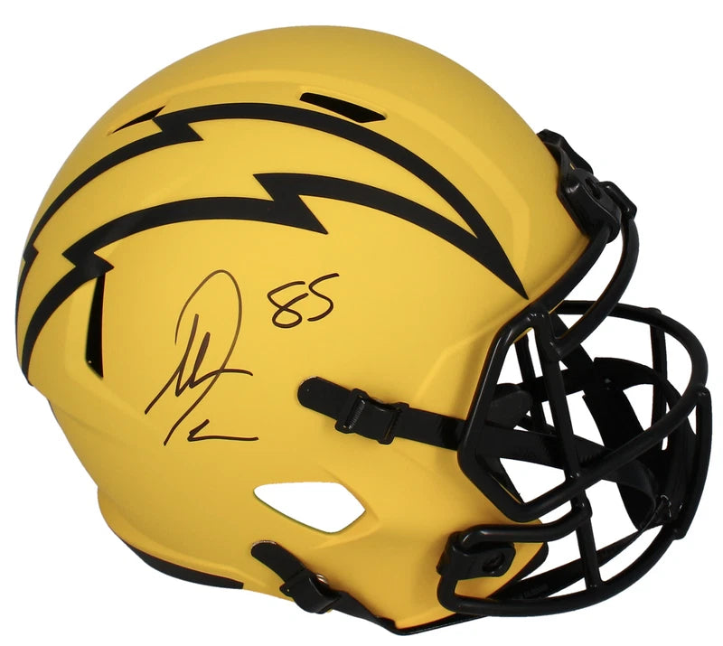 Antonio Gates Autographed Chargers RAVE Speed Full Size Helmet Beckett Witnessed