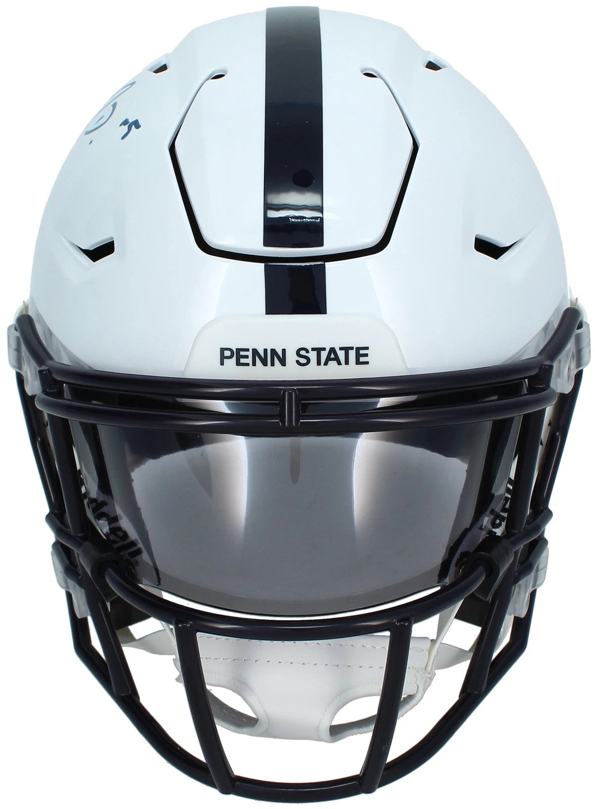 Jahan Dotson Autographed/Inscribed "WE ARE..." Penn St. Nittany Lions Speedflex Midi Helmet Beckett Witnessed