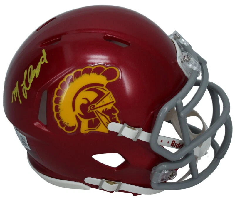 MarShawn Lloyd Autographed USC Trojans Speed Mini Helmet Beckett Witnessed