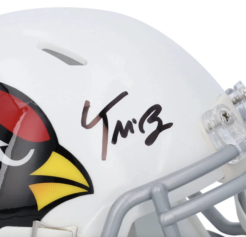Trey McBride Autographed Arizona Cardinals Speed Mini Helmet Fanatics