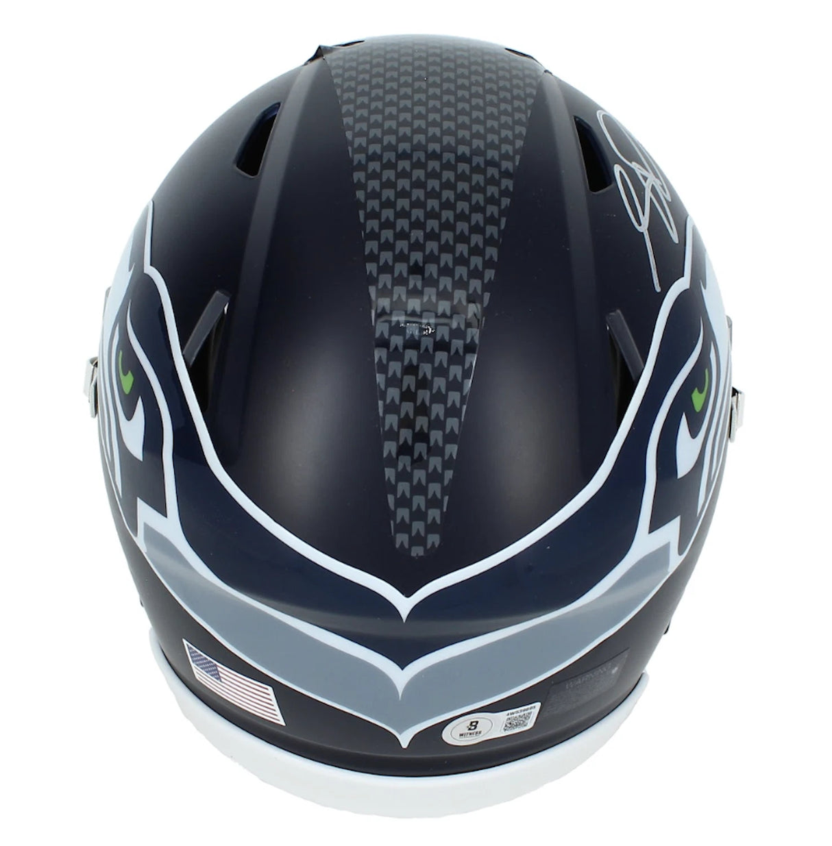 Sam Darnold Autographed Seattle Seahawks Speedflex Midi Helmet Beckett Witnessed