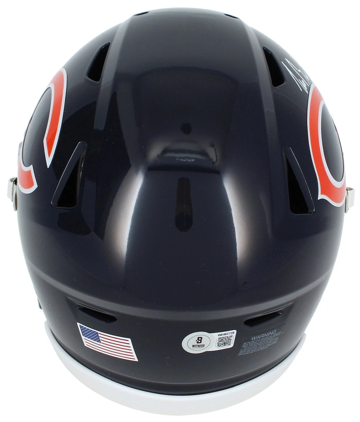 Luther Burden Autographed Chicago Bears Speedflex Midi Helmet Beckett Witnessed