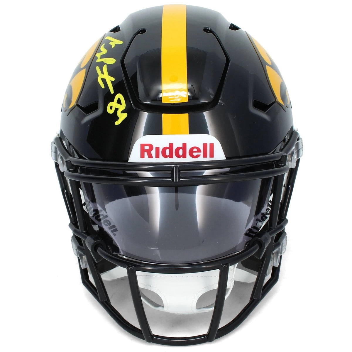 Sam LaPorta Autographed Iowa Hawkeyes Speedflex Midi Helmet Beckett Witnessed