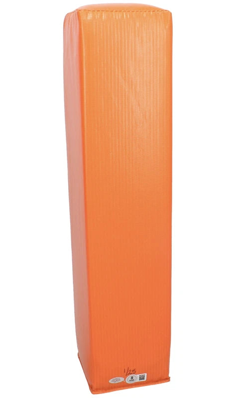 Dalton Schultz Autographed/Inscribed "SWARM...H's Up" End Zone Pylon Beckett/GDL LE 1/25