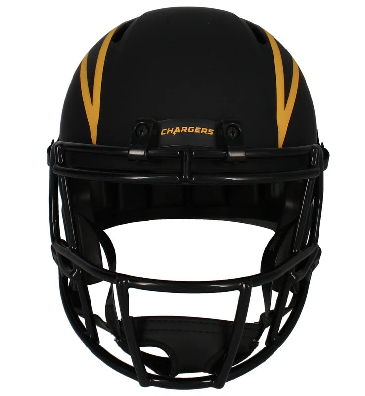 Antonio Gates Autographed Chargers Eclipse Speed Full Size Helmet Beckett Witnessed