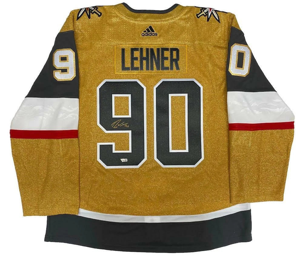 Robin Lehner Autographed Las Vegas Golden Knights Gold Alternate Adidas Jersey Fanatics