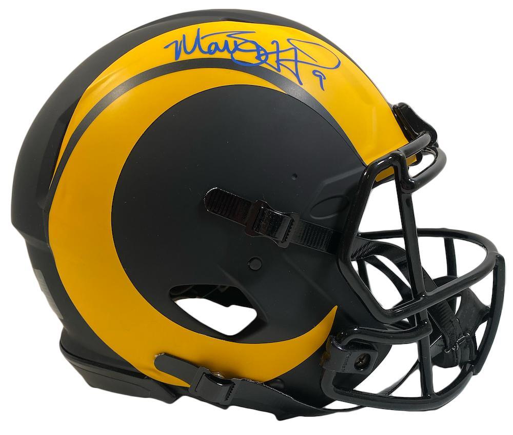 MATTHEW STAFFORD Autographed Los Angeles Rams Eclipse Speed Authentic Helmet FANATICS