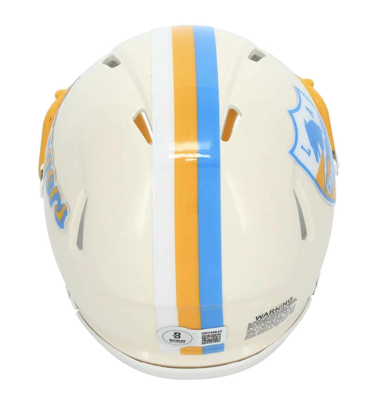 Antonio Gates Autographed Chargers RETRO Speed Mini Helmet Beckett Witnessed