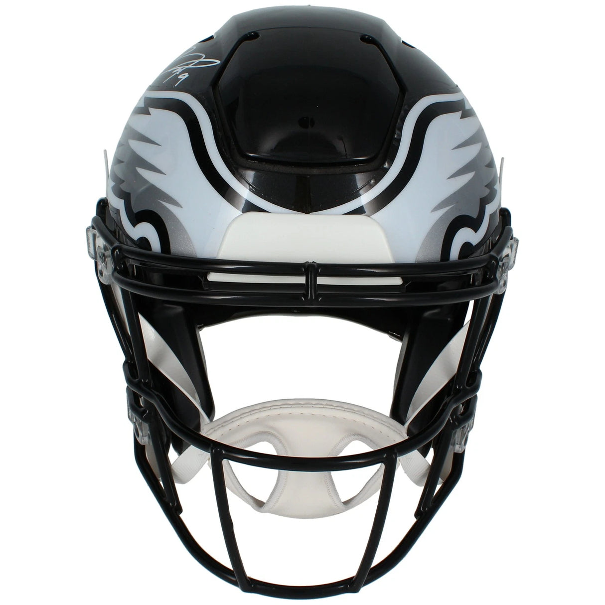 Makai Lemon Autographed Philadelphia Eagles Black 2022 Alternate Speedflex Authentic Helmet Beckett Witnessed