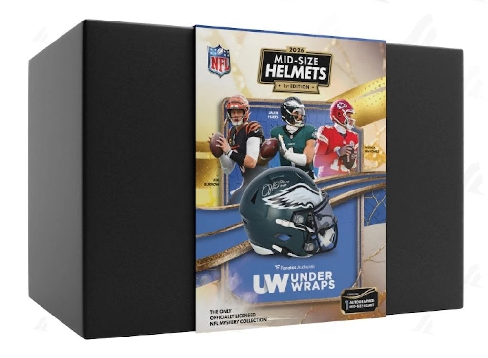 2026 NFL Under Wraps NFL Volume 1 Speedflex Midi Helmet Mystery Box Fanatics