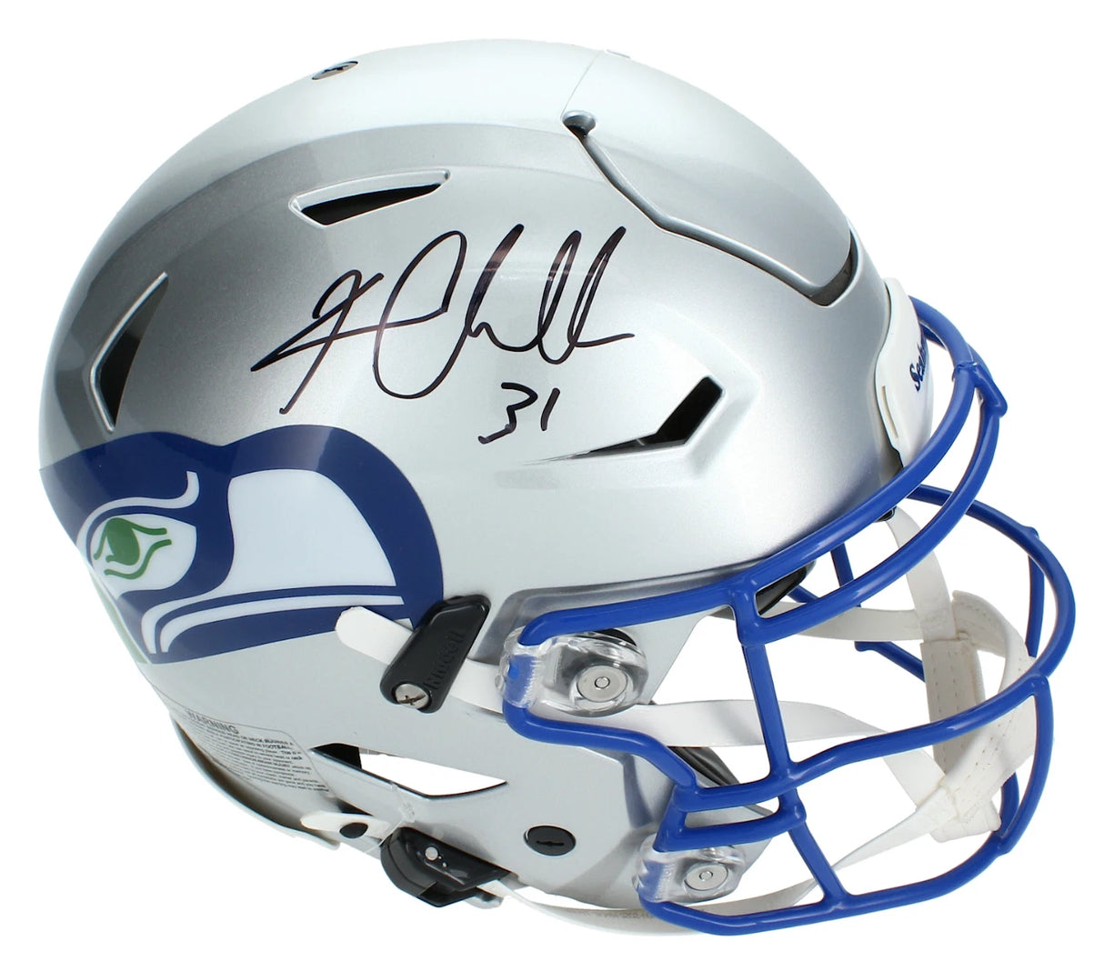 Kam Chancellor Autographed Seattle Seahawks 1983-01 Speedflex Authentic Helmet Beckett Witnessed
