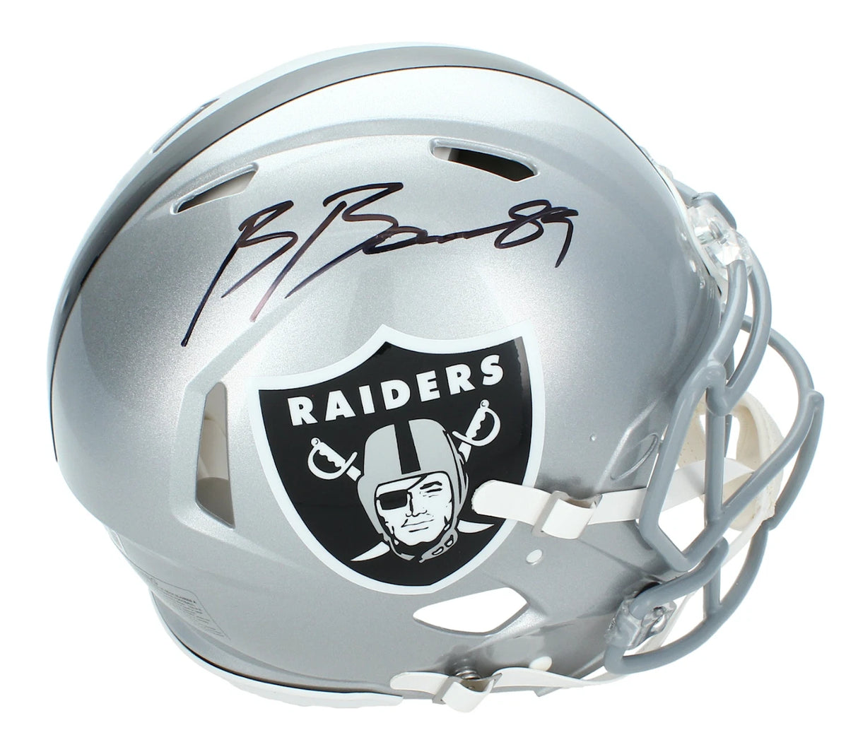 Brock Bowers Autographed Las Vegas Raiders Speed Authentic Helmet Beckett Witnessed