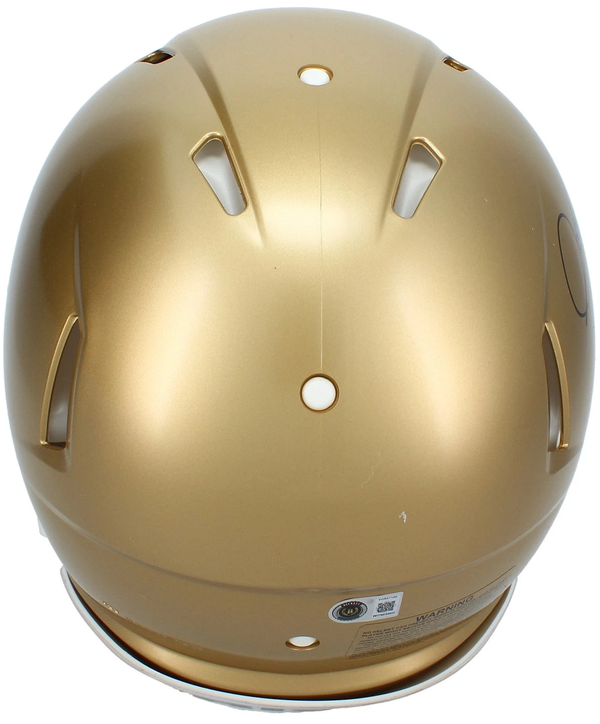 Raghib "Rocket" Ismail Autographed Notre Dame Fighting Irish Speed Authentic Helmet Beckett Witnessed