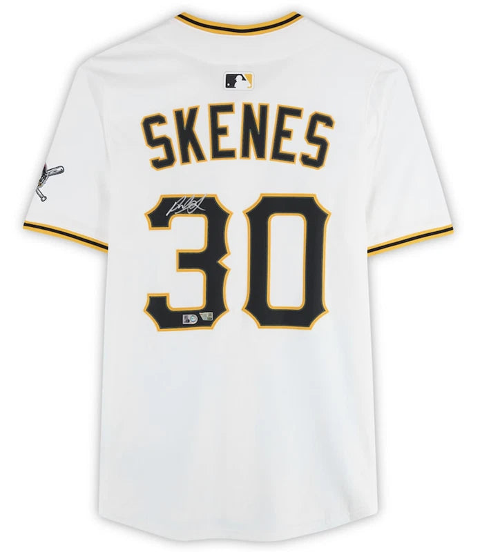 Paul Skenes Autographed Pittsburgh Pirates White Nike Limited Jersey Fanatics